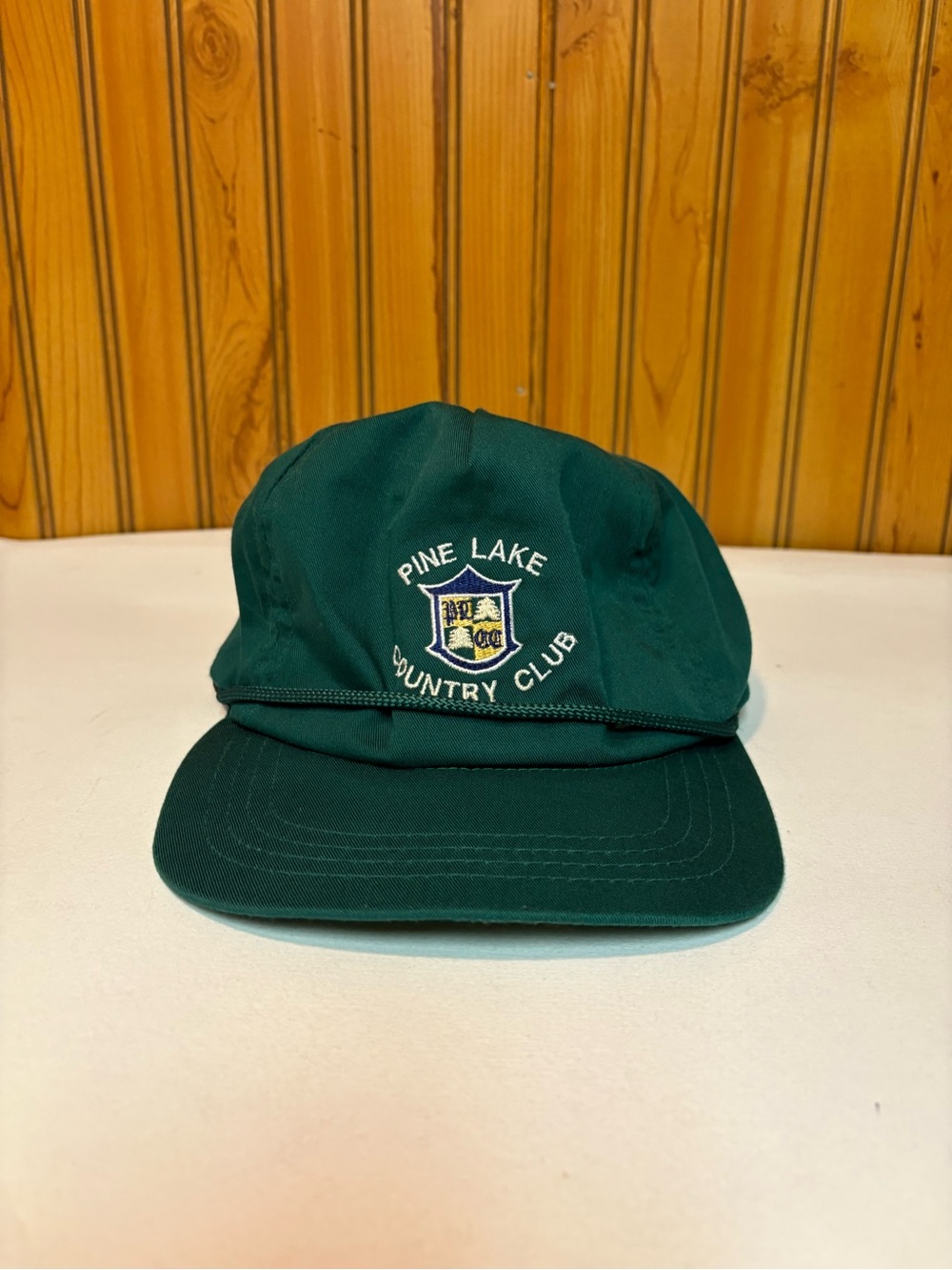 Pine Lake Country Club Green Men's Baseball Cap
